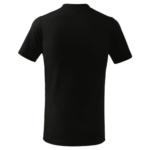 Dětské tričko Malfini Basic, černé - VYBERTE VELIKOST