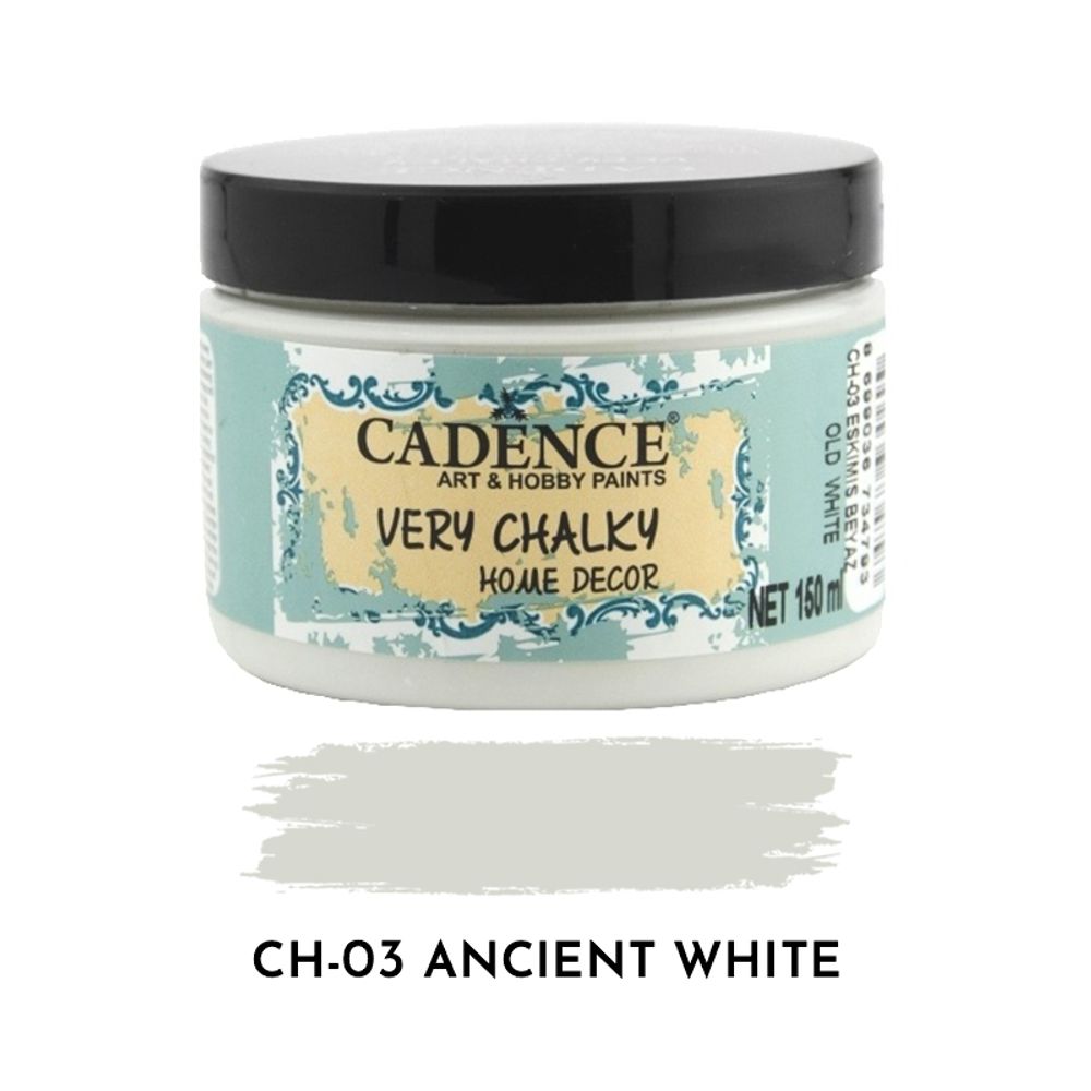 Levně Cadence Křídová barva Cadence Very Chalky, 150 ml - VYBERTE ODSTÍN - Křídová barva Cadence Very Chalky, 150 ml - ancient white, vintage bílá