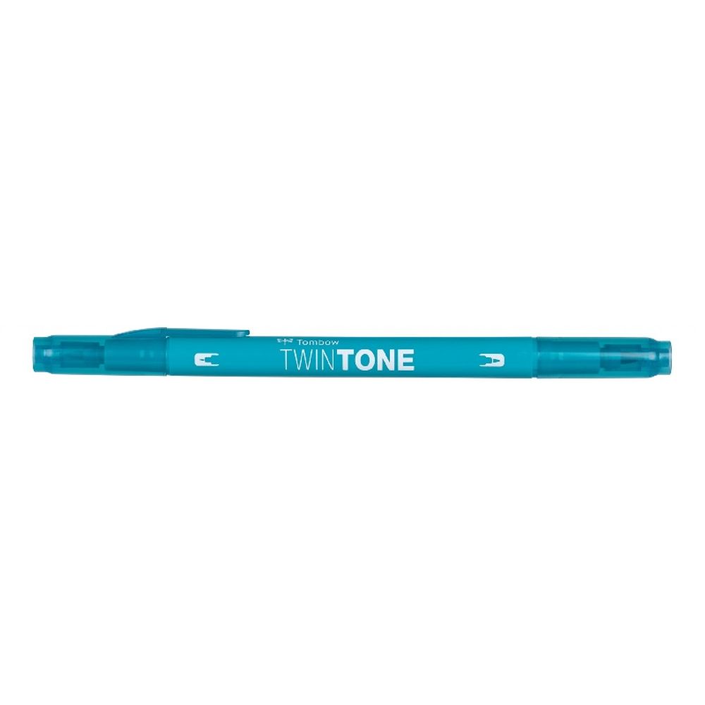 Tombow Oboustranný fix Tombow TwinTone - VYBERTE ODSTÍN - Oboustranný fix Tombow TwinTone - smaragdový zelený