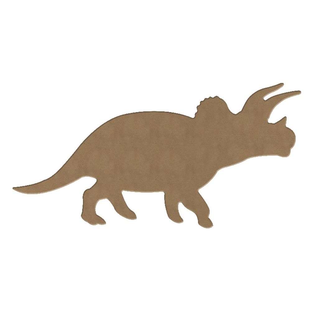 Levně Gomille Dřevěný výřez k dekoraci Gomille, 29x15 cm - Triceratops, velký