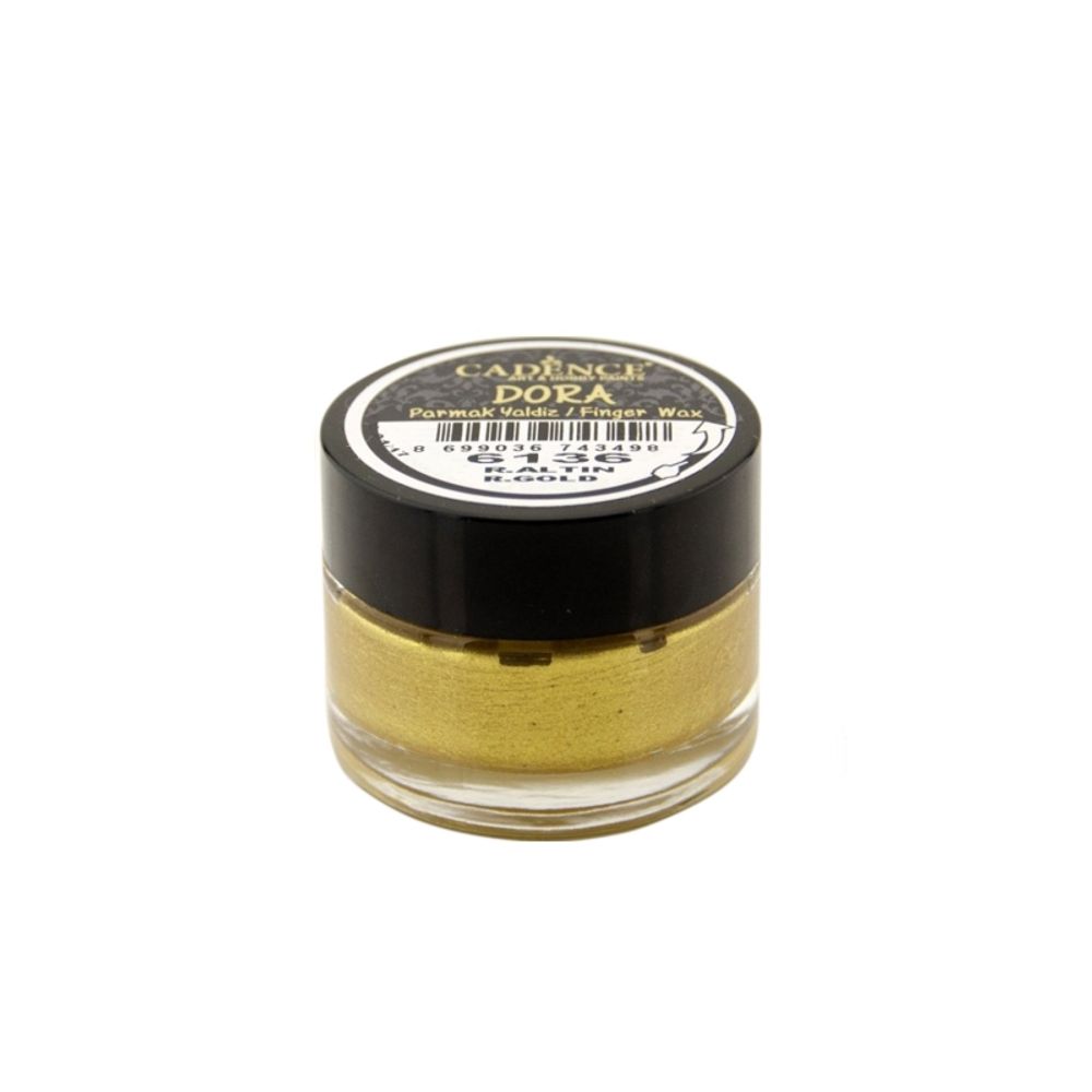 Levně Cadence Metalický patinovací vosk Cadence Dora, 20 ml - VYBERTE ODSTÍN - Metalický patinovací vosk Cadence Dora, 20 ml - rich gold, sytý zlatý