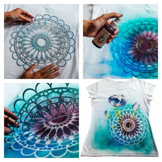 Šablona TCW - Sunflower Mandala - VYBERTE VELIKOST