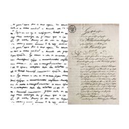 Rýžový papír Cadence - Starý dopis - VYBERTE VELIKOST
