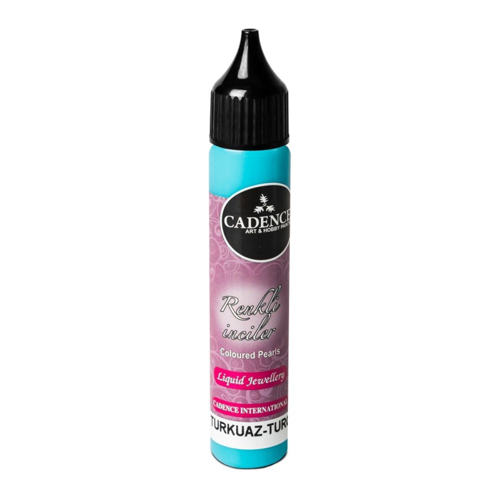 Levně Cadence Tekuté perly Cadence Coloured Pearls, 25 ml - VYBERTE ODSTÍN - Tekuté perly Cadence Coloured Pearls, 25 ml - turquoise, tyrkysové
