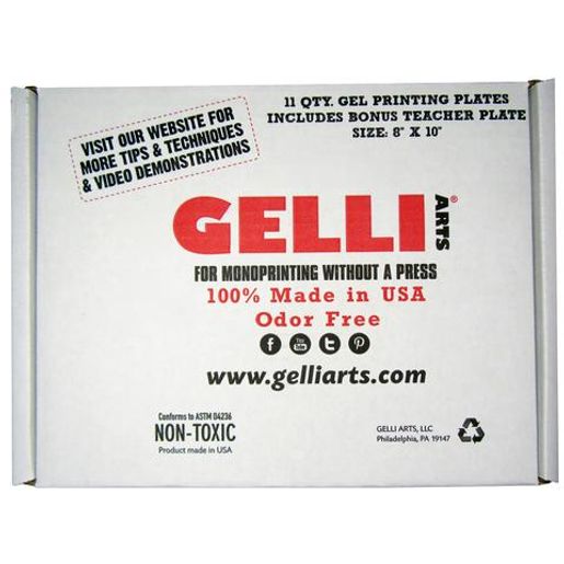 Gelli plate gelová podložka - balení pro školy