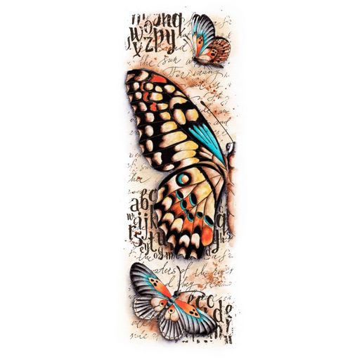 Gelové razítko Studio Light "Grunge", 21x7,4 cm - Motýl