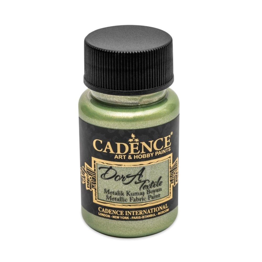 Cadence Metalická barva na textil Cadence Dora Textile, 50 ml - VYBERTE ODSTÍN - Metalická barva na textil Cadence Dora Textile, 50 ml - menthol, mentolová