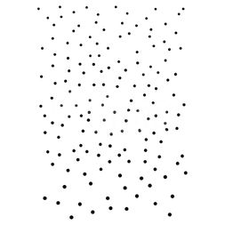 Šablona TCW 5,25"x7,25" (13,3x18,4 cm) - Ombre Dots