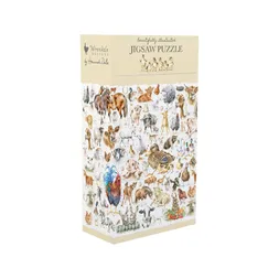 Puzzle Wrendale Designs "Farmyard Friends", 1000 dílků - Farma