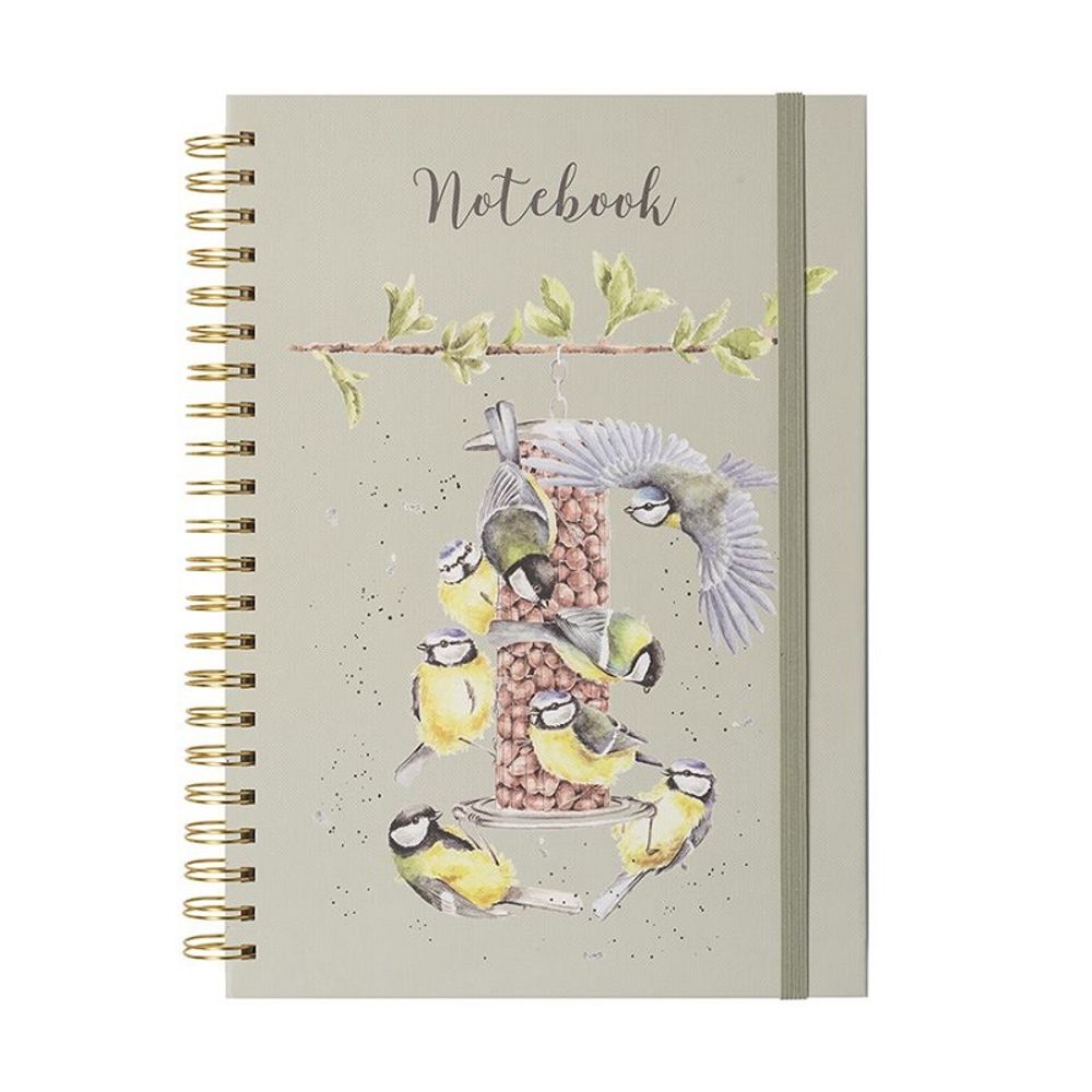 Zápisník s kroužkovou vazbou A4 Wrendale Designs – sýkorky Aladine