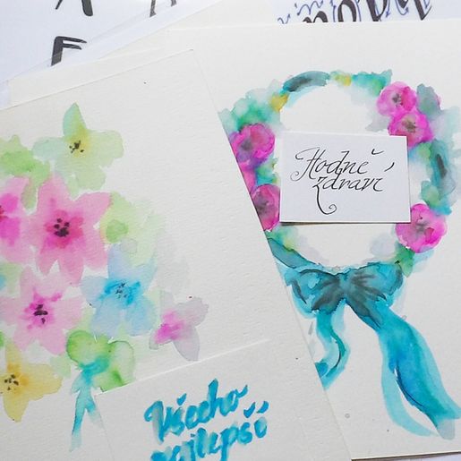 Vodní štětce pro děti Aladine, 3 ks