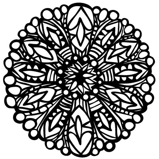 Šablona TCW - Big Flower - VYBERTE VELIKOST