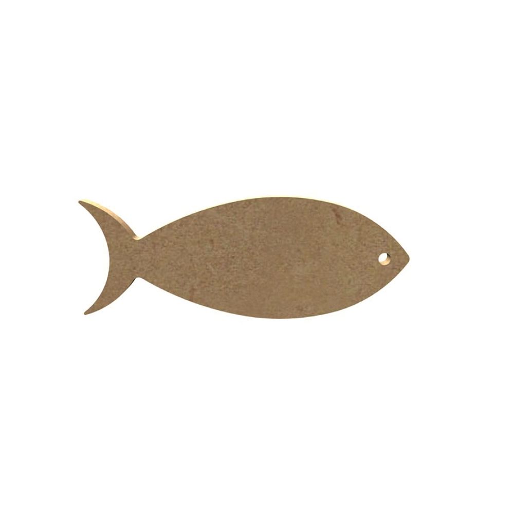 Gomille Dřevěný výřez k dekoraci Gomille, 10 cm - Sardinka