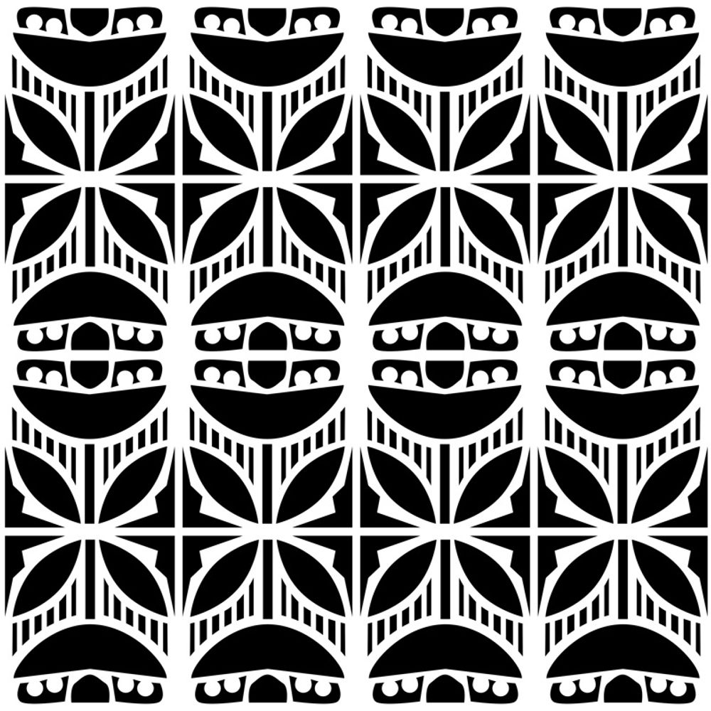 Levně The Crafter´s Workshop Šablona TCW - Deco Stripes - VYBERTE VELIKOST - Šablona TCW 6"x6" (15,2x15,2 cm) - Deco Stripes