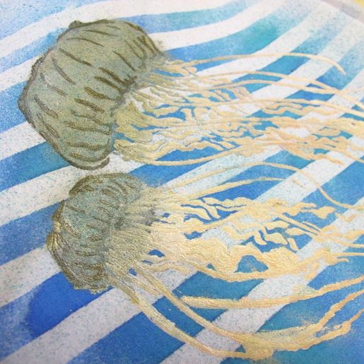 Šablona TCW - Jellyfish - VYBERTE VELIKOST