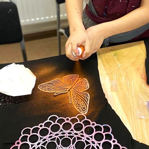 Šablona TCW - Joyous Butterfly - VYBERTE VELIKOST