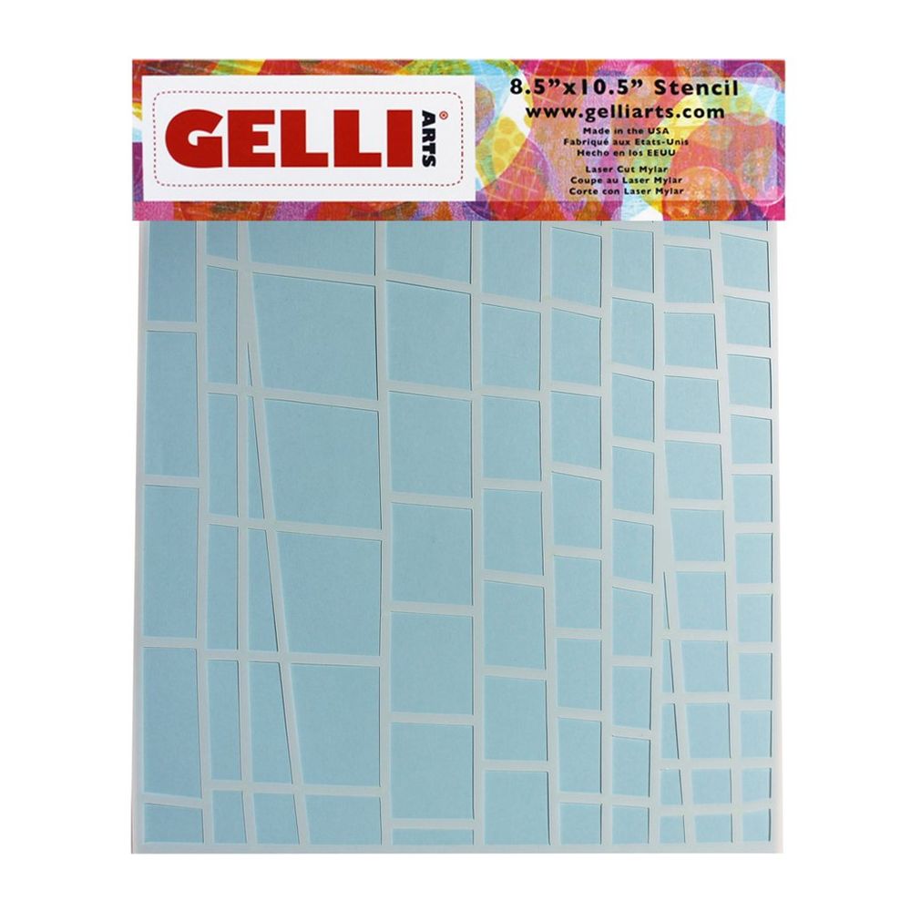 Gelli Arts Šablona Gelli Plate Ladder - VYBERTE VELIKOST - Šablona na Gelli Plate, 21,6x26,7 cm - Ladder, žebřík
