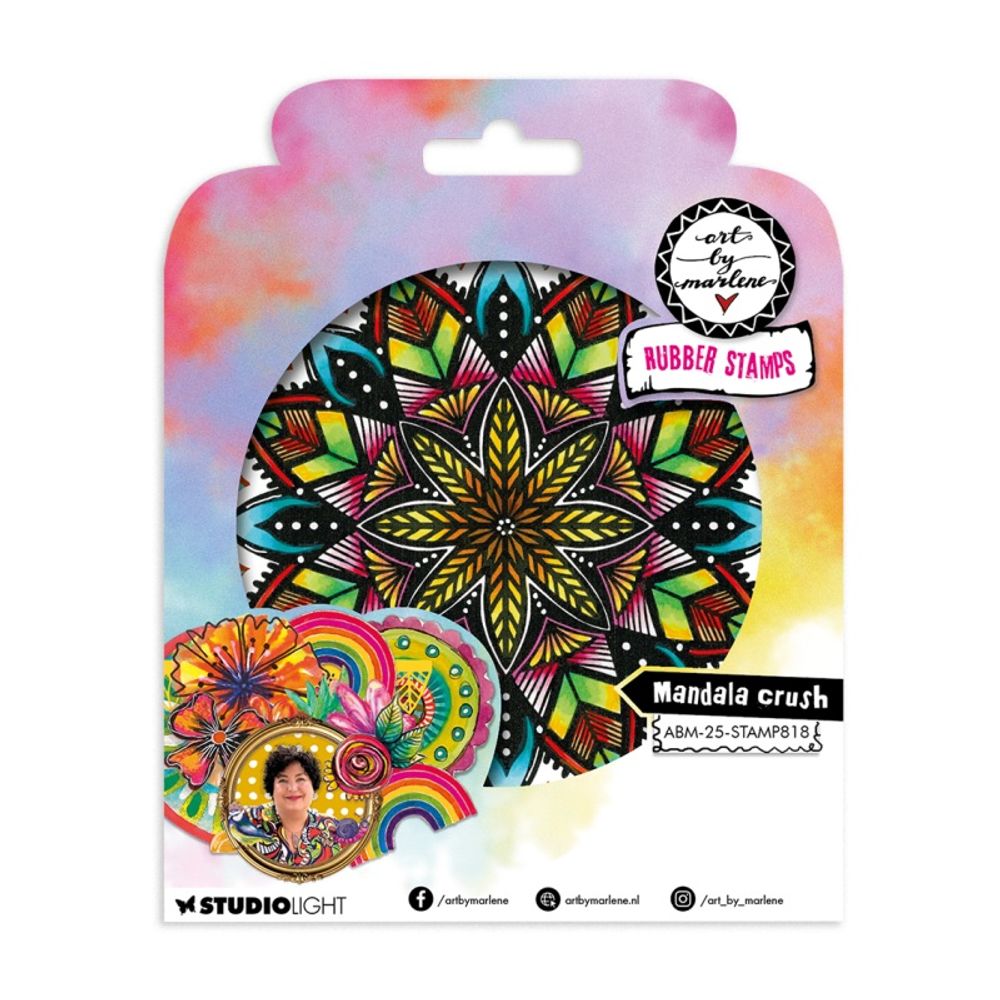 Levně Studio Light Cling razítko Studio Light "25“, 12x12 cm - Mandala