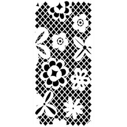 Šablona Cadence Mixed Media, 10x25 cm - Krajky