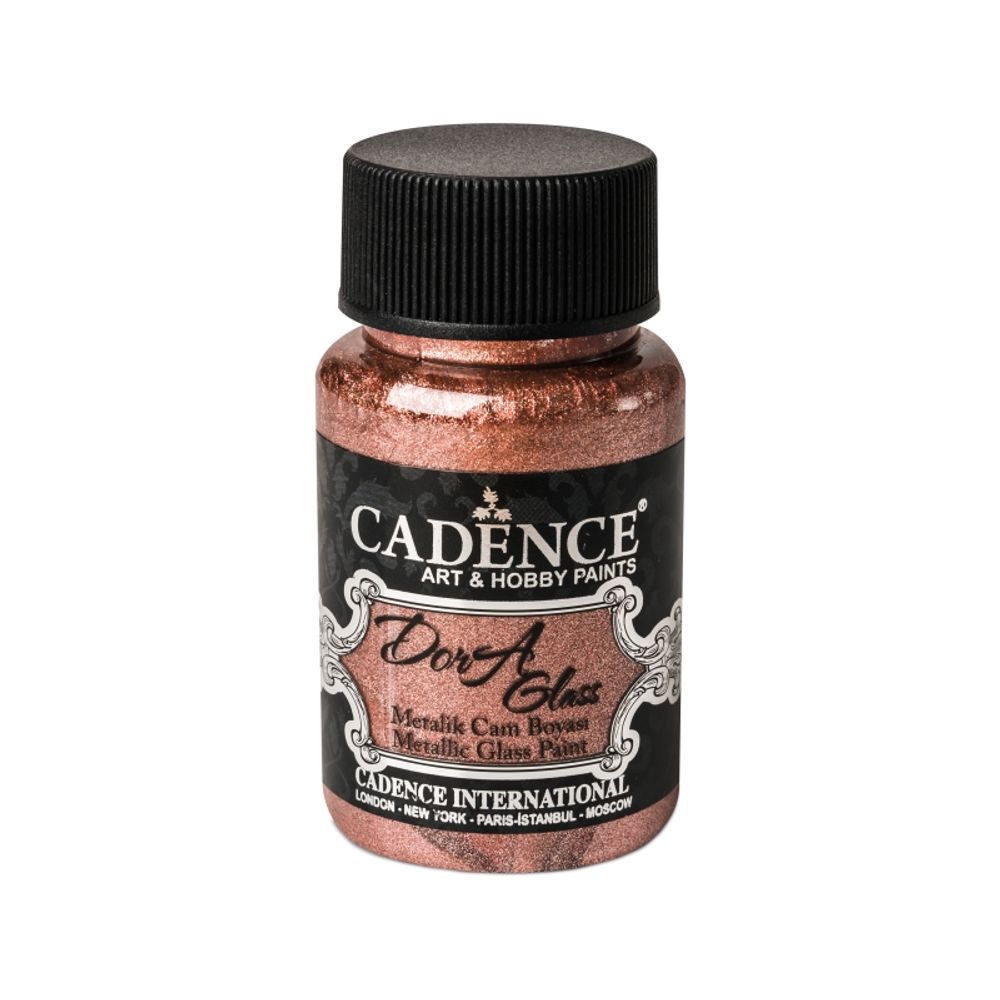 Metalická barva na sklo Dora Glass růžová antigue pink 50 ml Aladine