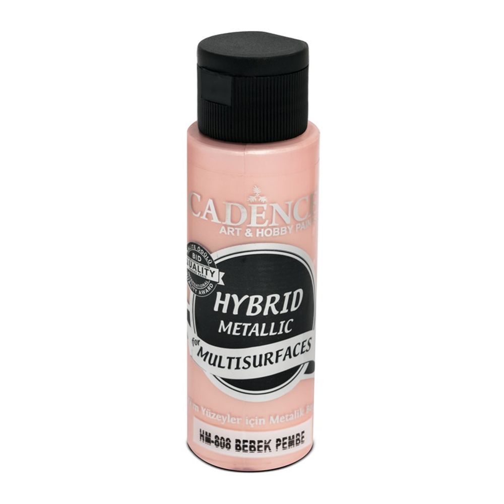 Cadence Metalická barva Cadence Hybrid Metalic, 70 ml - VYBERTE ODSTÍN - Metalická barva Cadence Hybrid Metalic, 70 ml - baby pink, sv. růžová