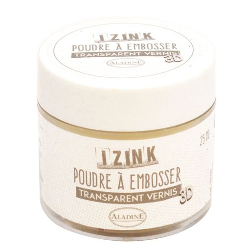 Embosovací prášek, 25 ml - clear high, průhledný 