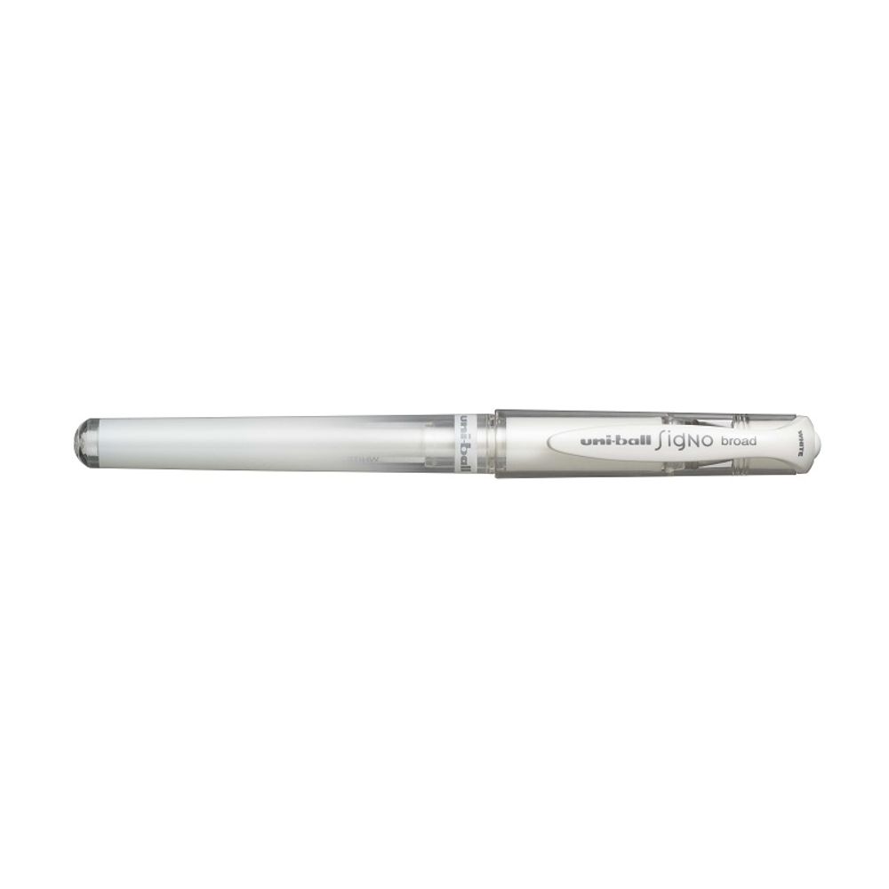 Levně Signo Gelový roller Signo, hrot 1 mm - bílý