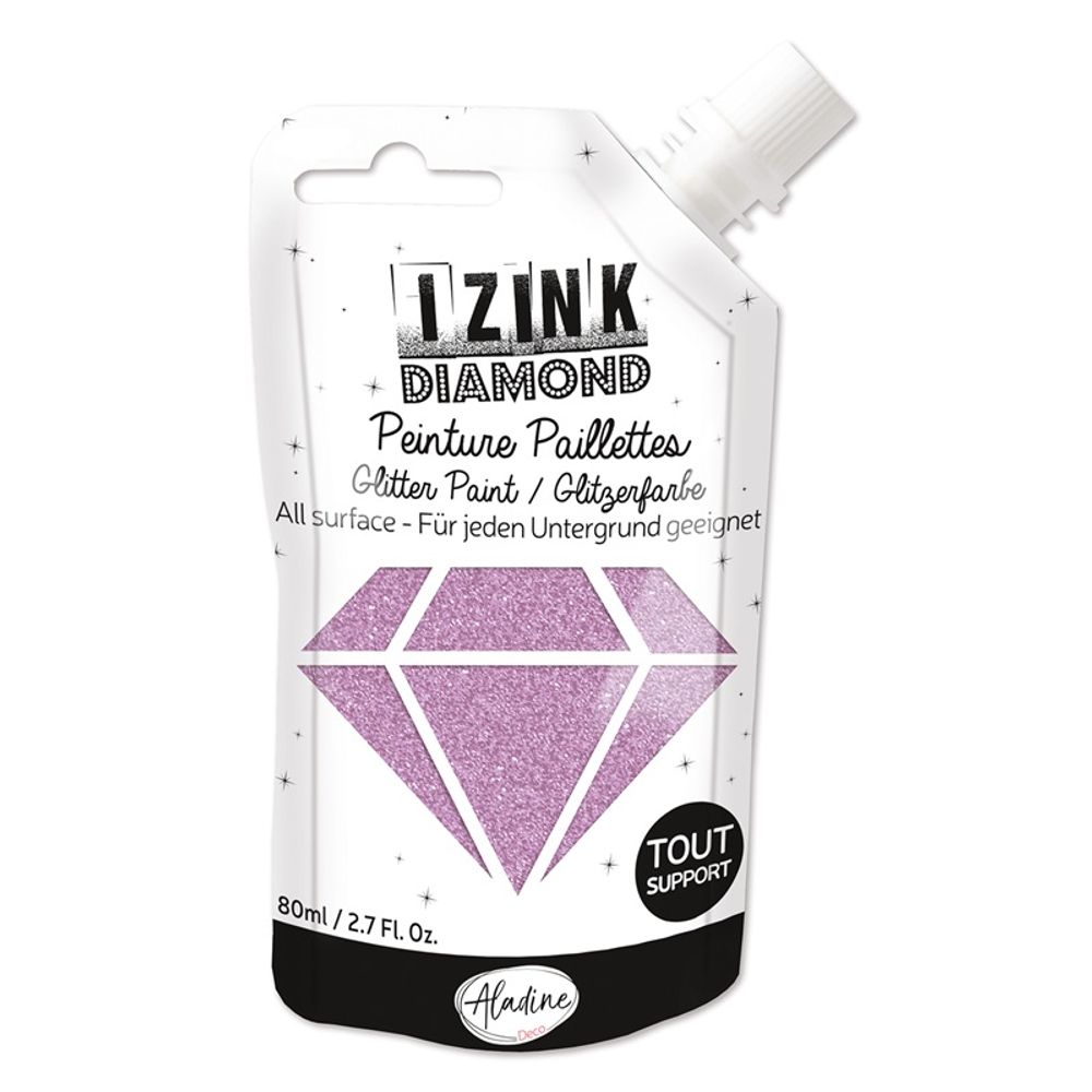 Diamantové barvy růžová 80 ml Aladine