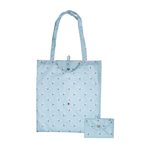 Skládací nákupní taška Wrendale Designs "Busy Bee" - Včely
