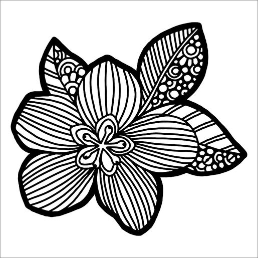 Šablona TCW - Flower Blossom (2 velikosti)
