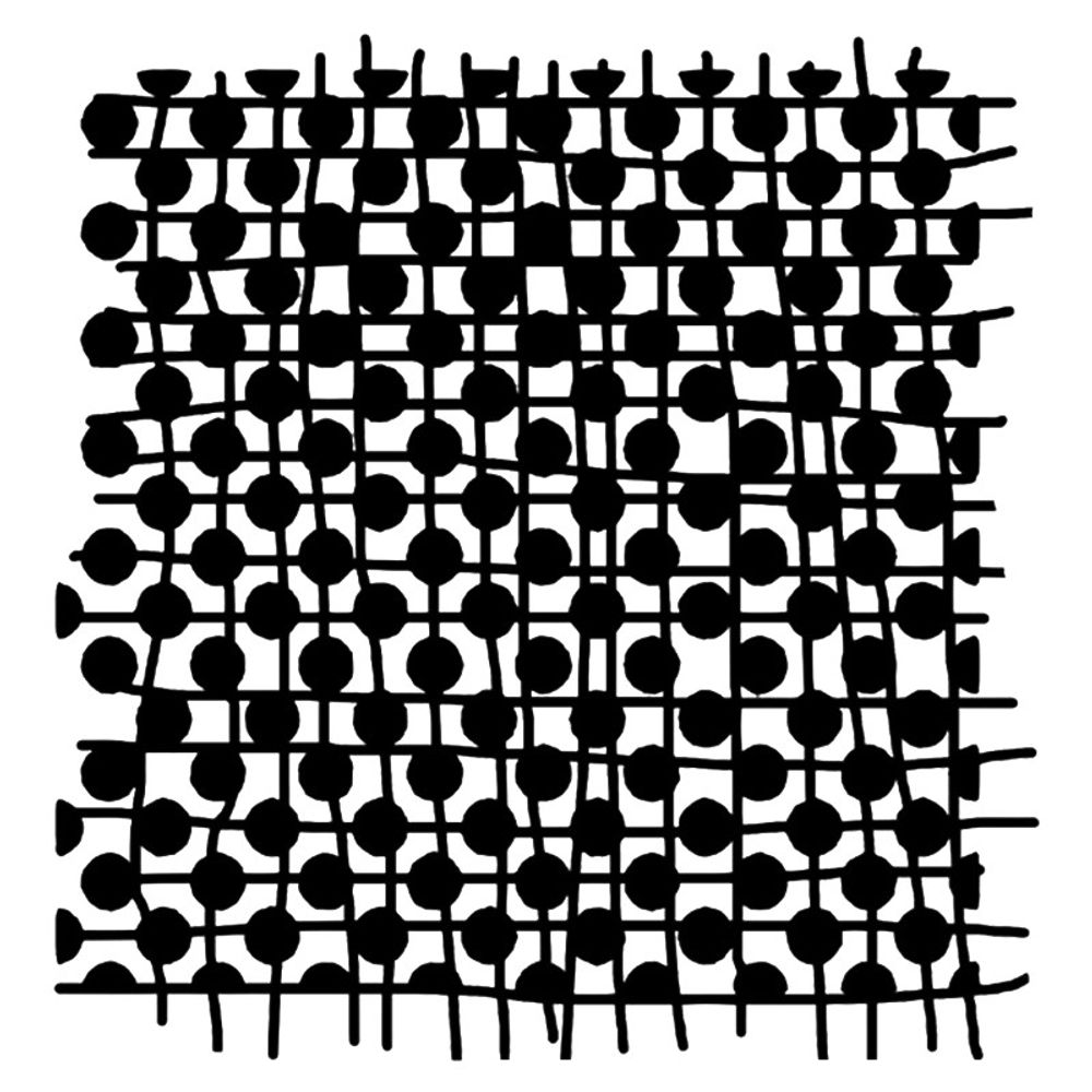 Levně The Crafter´s Workshop Šablona TCW - Connected Dots - VYBERTE VELIKOST - Šablona TCW 12"x12" (30,5x30,5 cm) - Connected Dots