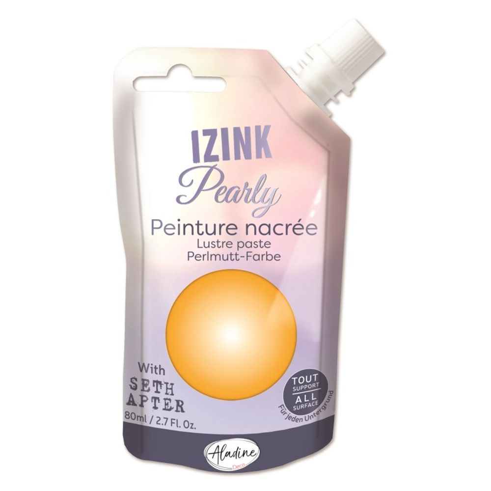 Perleťová barva Aladine Izink Pearl 80 ml - cuivre měděná Aladine