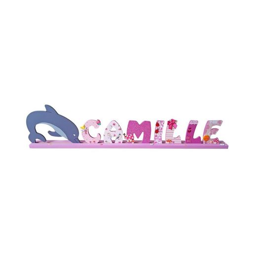Dřevěný výřez k dekoraci Gomille, 15 cm - Delfín