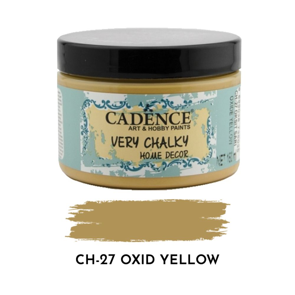 Levně Cadence Křídová barva Cadence Very Chalky, 150 ml - VYBERTE ODSTÍN - Křídová barva Cadence Very Chalky, 150 ml - oxide yellow, písková žlutá