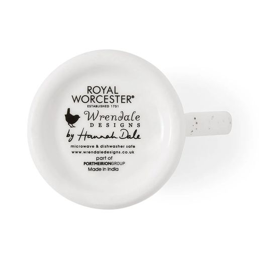 Porcelánový džbán na květiny Wrendale Designs "Pottering About" - Střízlík