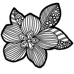 Šablona TCW - Flower Blossom - VYBERTE VELIKOST