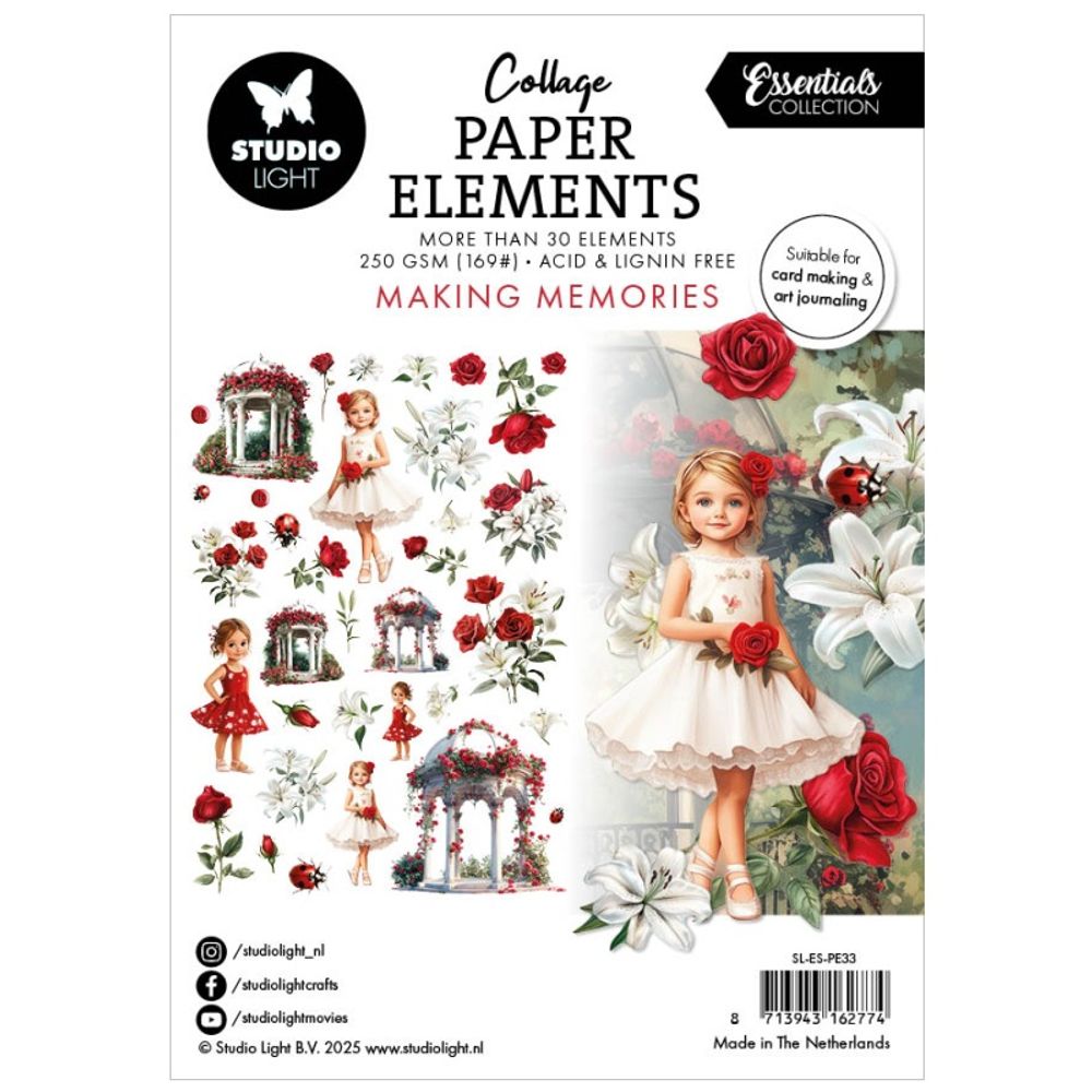 Studio Light Papírové výseky Studio Light "Making Memories", 35 ks - Družičky