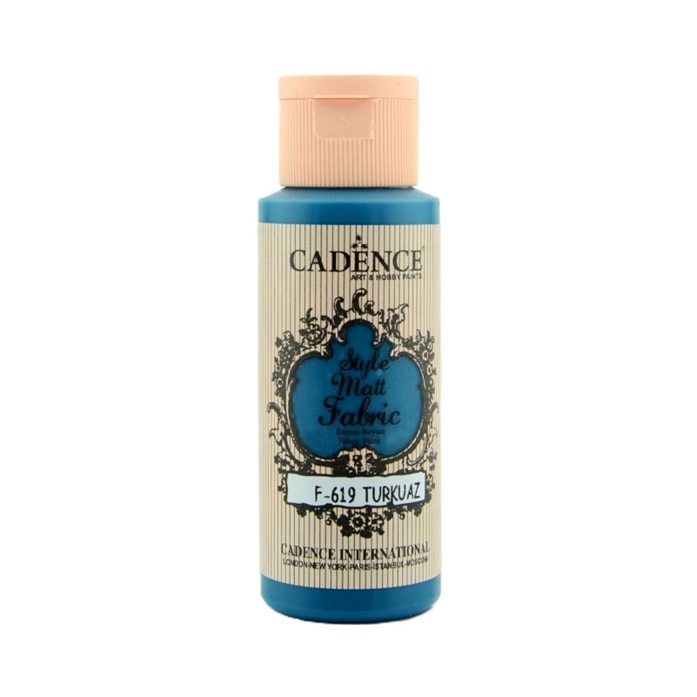 Cadence Barva na textil Cadence Style Matt Fabric, 59 ml - VYBERTE ODSTÍN - Barva na textil Cadence Style Matt Fabric, 59 ml - turquoise, tm. tyrkysová