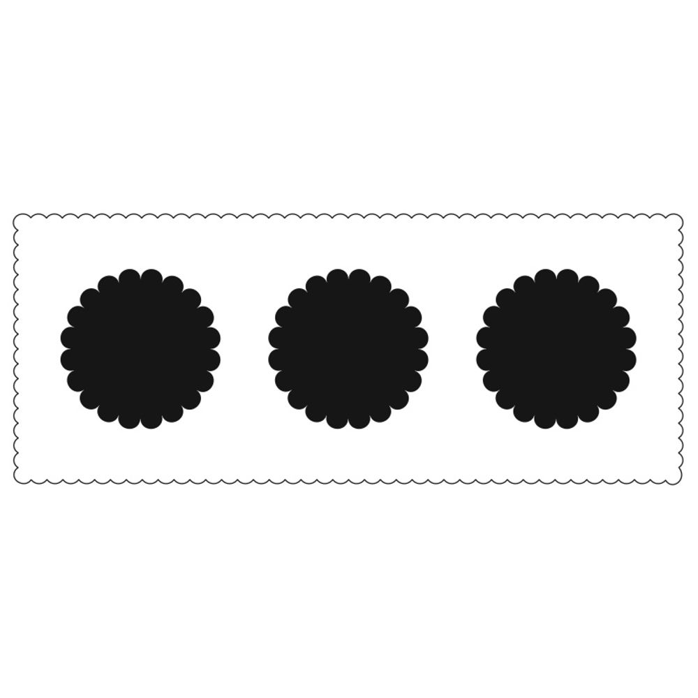 Levně The Crafter´s Workshop Šablona TCW 4"x9" (10x23 cm) - Scalloped Circles