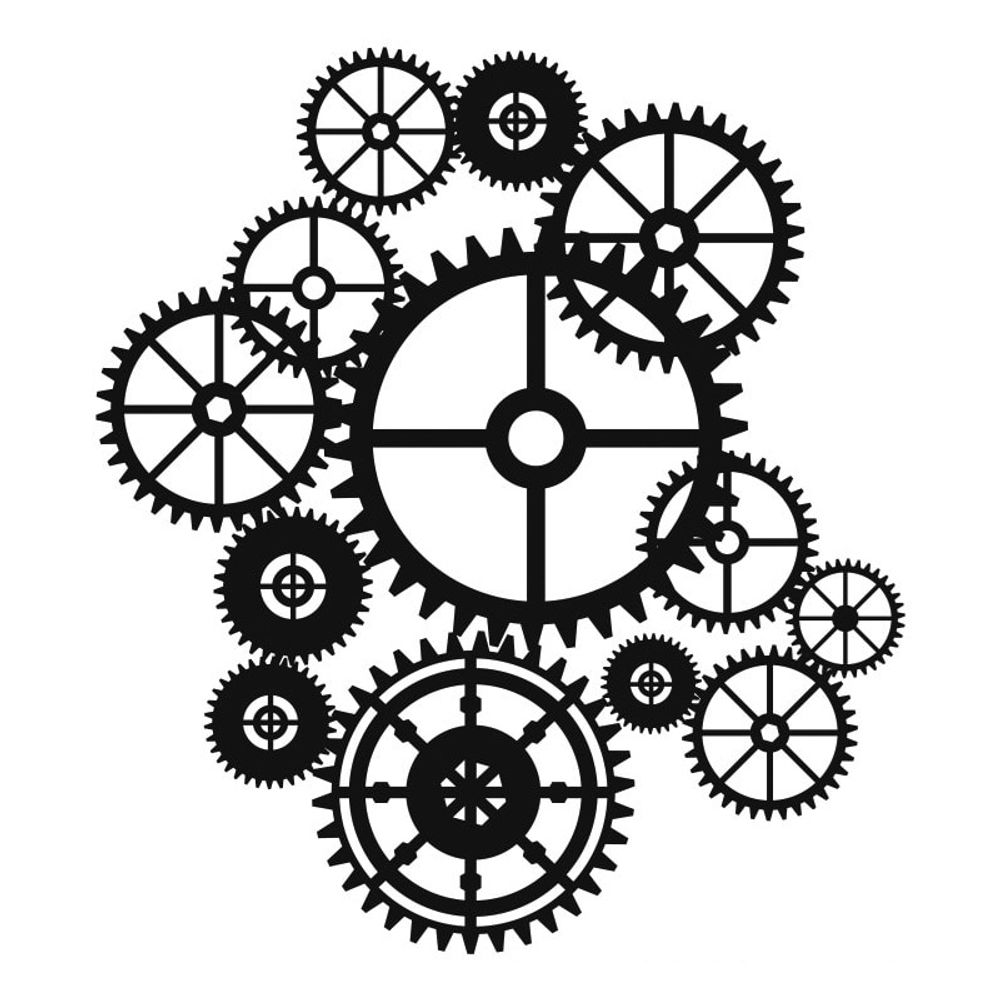 Šablona Cadence stínová – ozubená kola Aladine