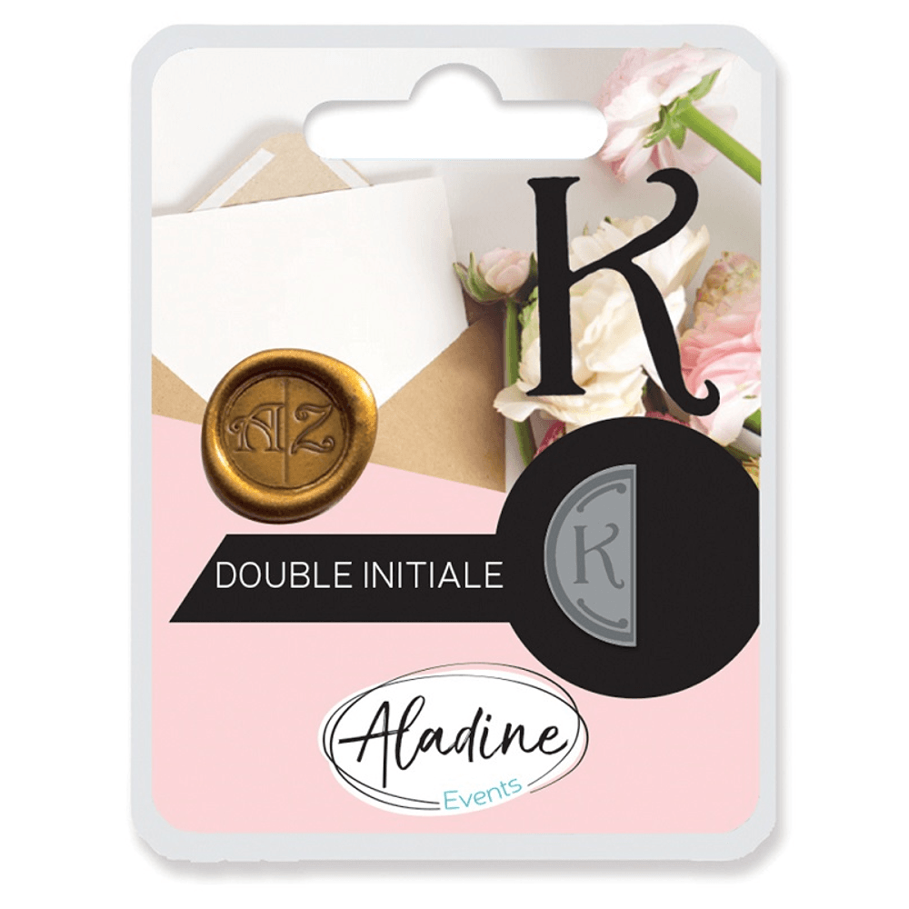 Levně Aladine Pečetidlo Aladine - Oboustranná iniciála - VYBERTE PÍSMENO - Pečetidlo Aladine - Oboustranná iniciála "K"