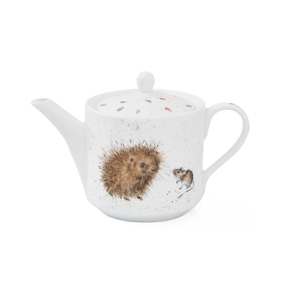 Wrendale Designs Porcelánová konvice na čaj Wrendale Designs "Hedgehog & Mouse", 0,6 l - Ježek a myška