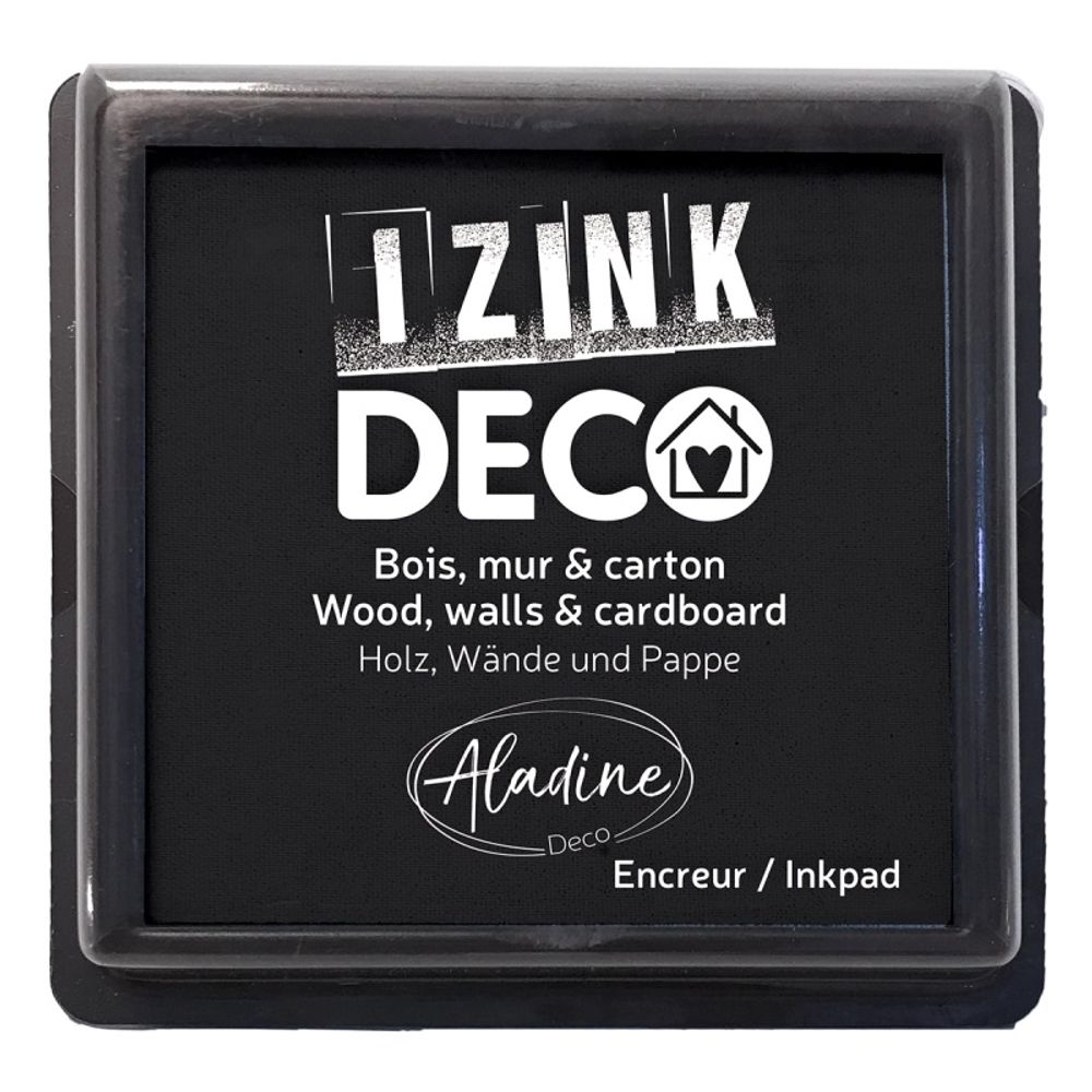 Aladine Razítkovací polštářek Aladine Izink Deco - VYBERTE ODSTÍN - Razítkovací polštářek Aladine Izink Deco - noir, černý