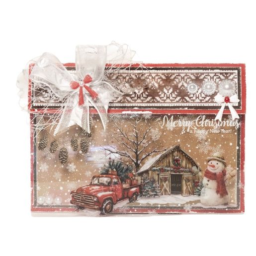 Blok vzorovaných papírů Studio Light "Cottage Christmas", A5, 36 l. - Vánoce na chatě