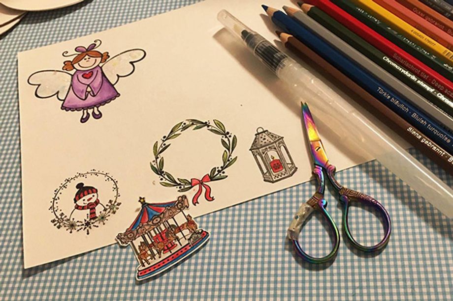 Kulat&eacute; visačky na d&aacute;rky