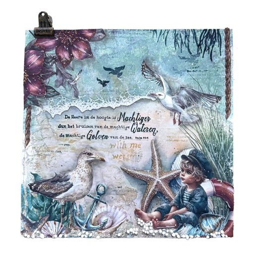 Blok s papírovými výseky Studio Light "Tide of Hope", A5, 20 l.