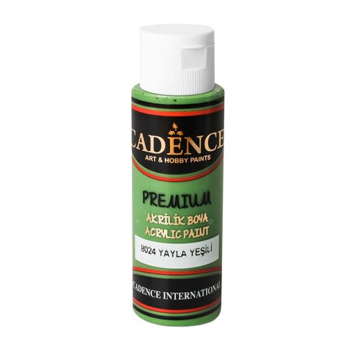Akrylová barva Cadence Premium, 70 ml - pleateu green, zelená