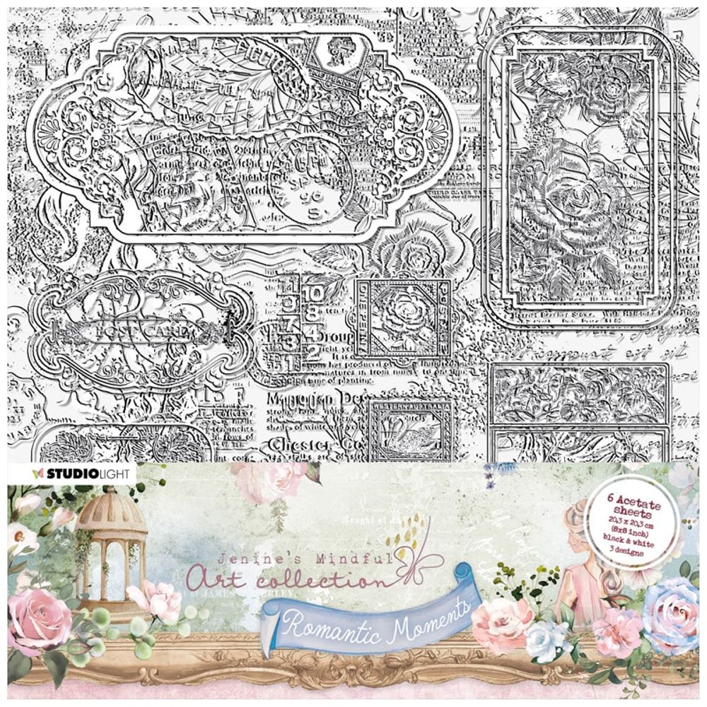 Studio Light Acetátová fólie Studio Light, 6 ks - Romantic Moments