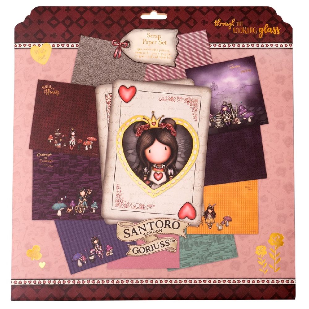 Levně Studio Light Scrapbooková sada Studio Light "Gorjuss", 30,5x30,5 cm, 10 l. - Za zrcadlem