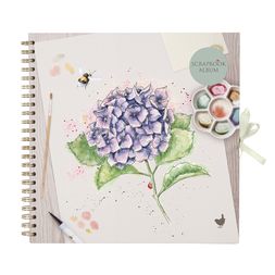 Scrapbookové album Wrendale Designs "Hydrangea", 30x30 cm, 34 l. - Hortenzie